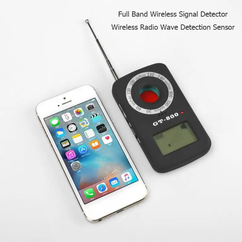 

Hot GT-800 Mini Full Band Wireless Signal Security Detector Radio Wave Sensor Detection Against Eavesdropping Protection