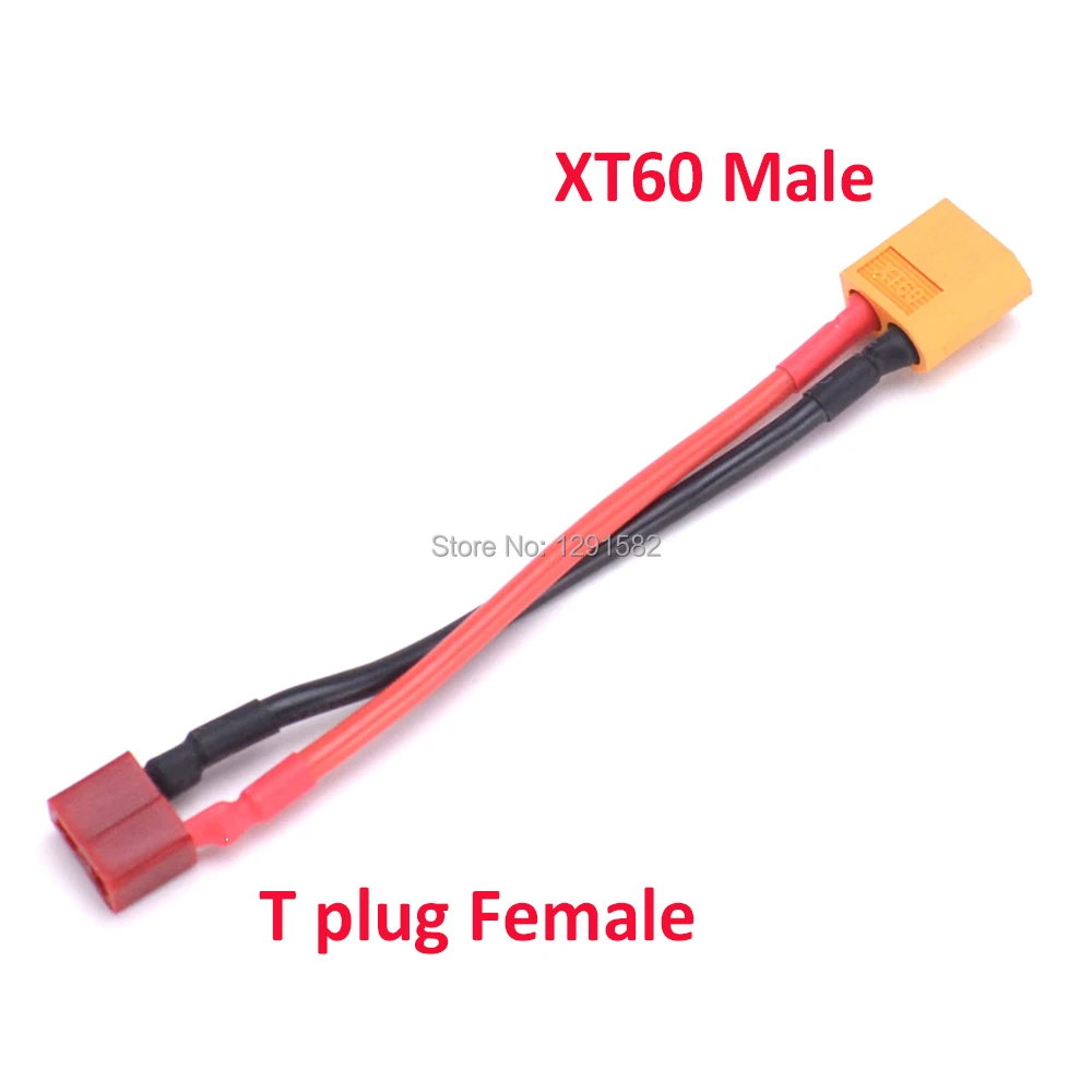 Штекерный Разъем XT60 XT60H к T Deans переходник JST XT30 штекер 14AWG 22AWG кабель провода для RC