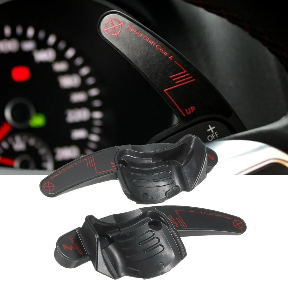 Расширители сдвига из углеродного волокна DSG Paddle для VW Golf 5 MK5 6 MK6 GTI R32 R R20|Рулевые