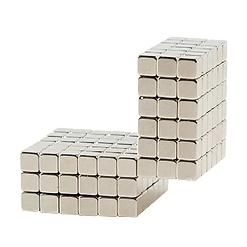 

100Pcs Neodymium Magnet Cube 5mm Square Magnet Cube NdFeB Magnetic Ball Puzzle Building Block For Craft Buck Cube