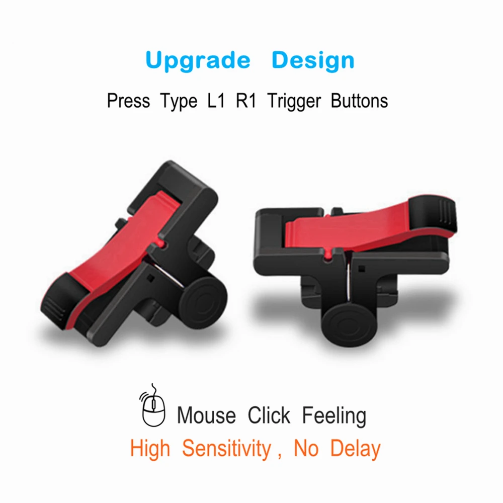  Free Fire PUBG Mobile L1R1 Triggers Gamepad for Brand Phone PUGB Mobil Controller Game Pad L1 R1 Ai