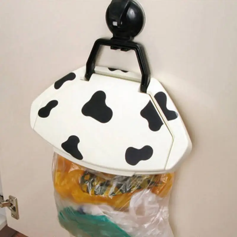 

2018 New Plastic Rubbish/Garbage Bag Trash Holder Suction Cup Lightweight With Sticker