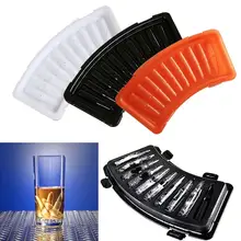 10 решеток пистолет Пуля Череп Форма льда кубик DIY лоток для льда шоколадная форма домашний бар вечерние инструменты для прохладного виски вина мороженого