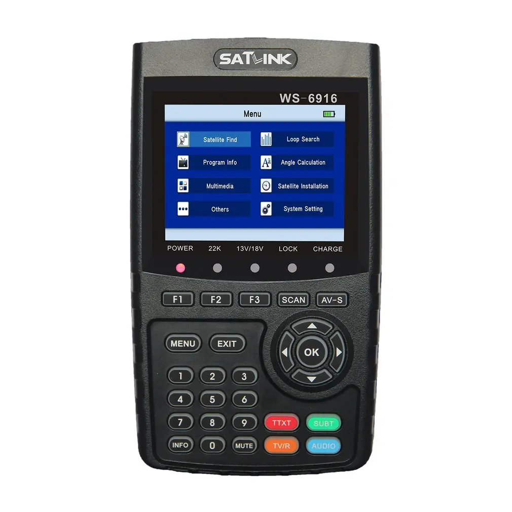 

WS6916 High Definition 3.5 inch LCD Display SATlink DVB-S Data Digital Signal Satellite Finder