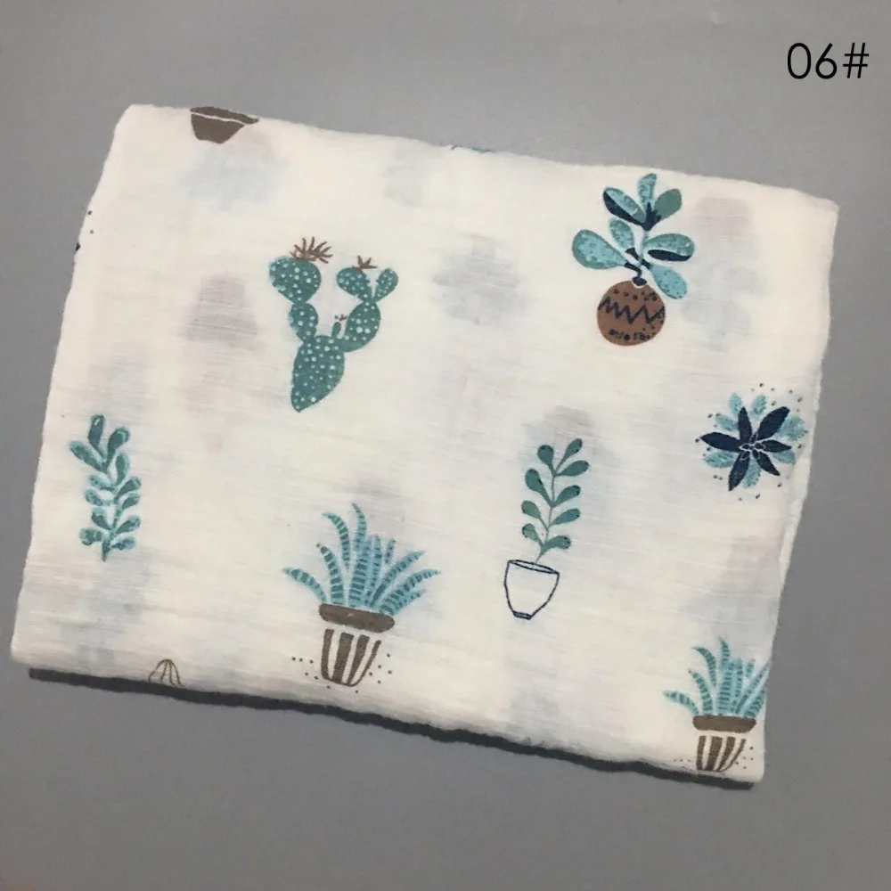 Nosii 120x120 см младенец для новорожденного мягкий панда письмо кактус лиса Луна