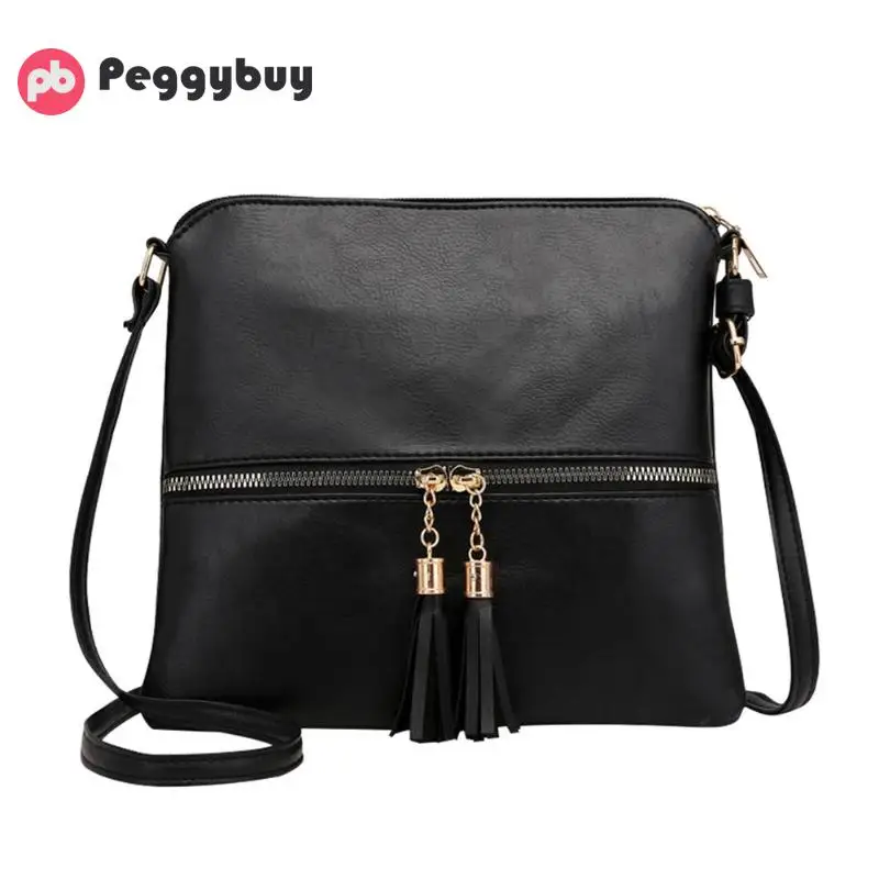 جديد مزدوجة شرابة سستة مصمم النساء بو الجلود رسول Crossbody أكياس السيدات حقائب كتف حقيبة يد المحافظ جديد مزدوجة شرابة سستة مصمم النساء بو الجلود رسول Crossbody أكياس السيدات حقائب كتف حقيبة يد المحافظ