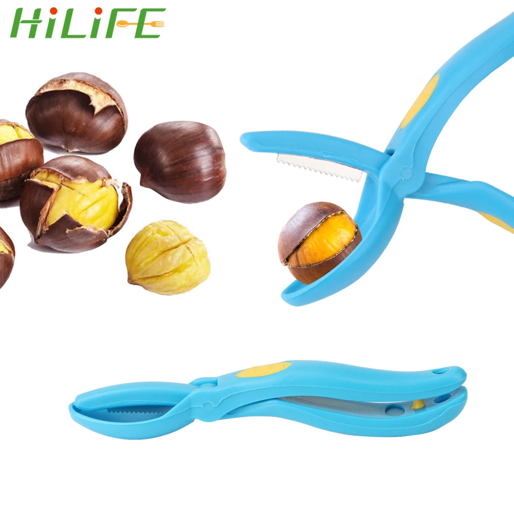 

HILIFE Stainless Steel Nut Crackers Practical Walnut Pliers Clamp Chestnut Clip Pecan Nut Sheller Chestnut Cutter Kitchen Tool