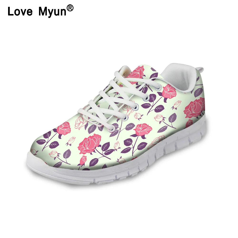 

Cute Animal Dog Husky Printed Women's Flats Shoes Lace-up Comfortable Breathable Casual Shoes Woman Flat Shoes Girl