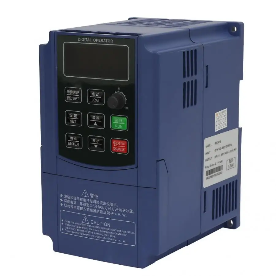 

dc converter 380V 1.5KW Three Phase Input Three Phase Output Frequency Converter VFD frequency converter Top
