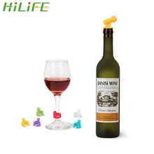 HILIFE для питевых чашек Mixproof силиконовый маркер красивая бутылка для вина резиновая пробка для подвески винная этикетка для стекла герметичное 7 шт./компл. принадлежности для барной вечеринки