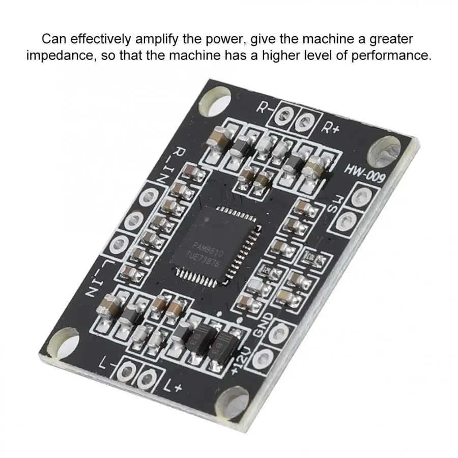 

PAM8610 Dual Channel 12V Mini Digital Amplifier Board Power Amplifier Board 15W*2 Hot Sale