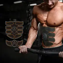 Мульти EMS тренажер для мышц живота электронный стимулятор мышц Тренажер для тела для похудения фитнес-тренажер массажный костюм