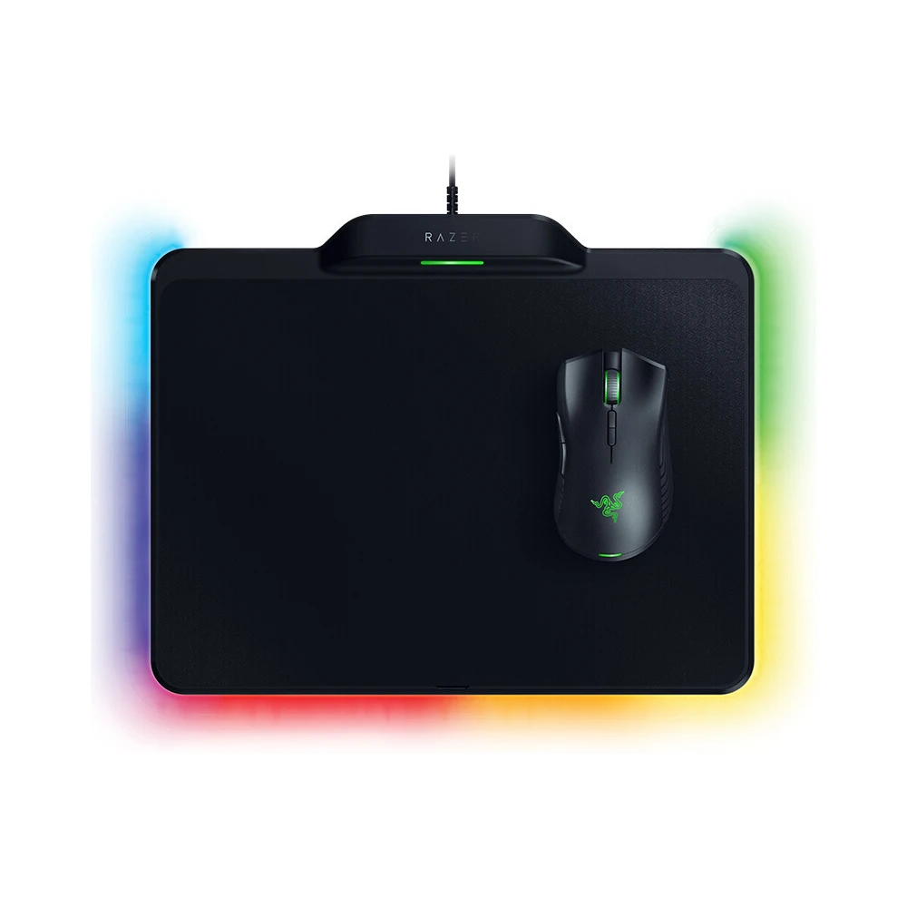 Razer Mamba Hyperflux Беспроводная игровая мышь 16000 dpi 5G Оптический сенсор 450 ips+ Firefly Hyperflux коврик для мыши Беспроводная мощность