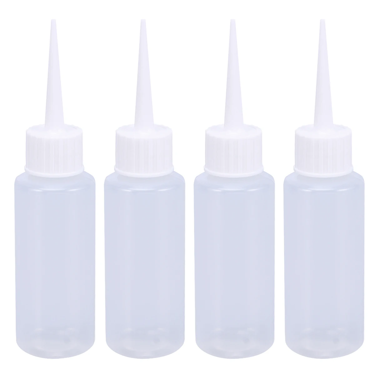 

4PCS 50ML Plastic Squeeze Bottles Ideal Dispenser For Liquid Glue Construction