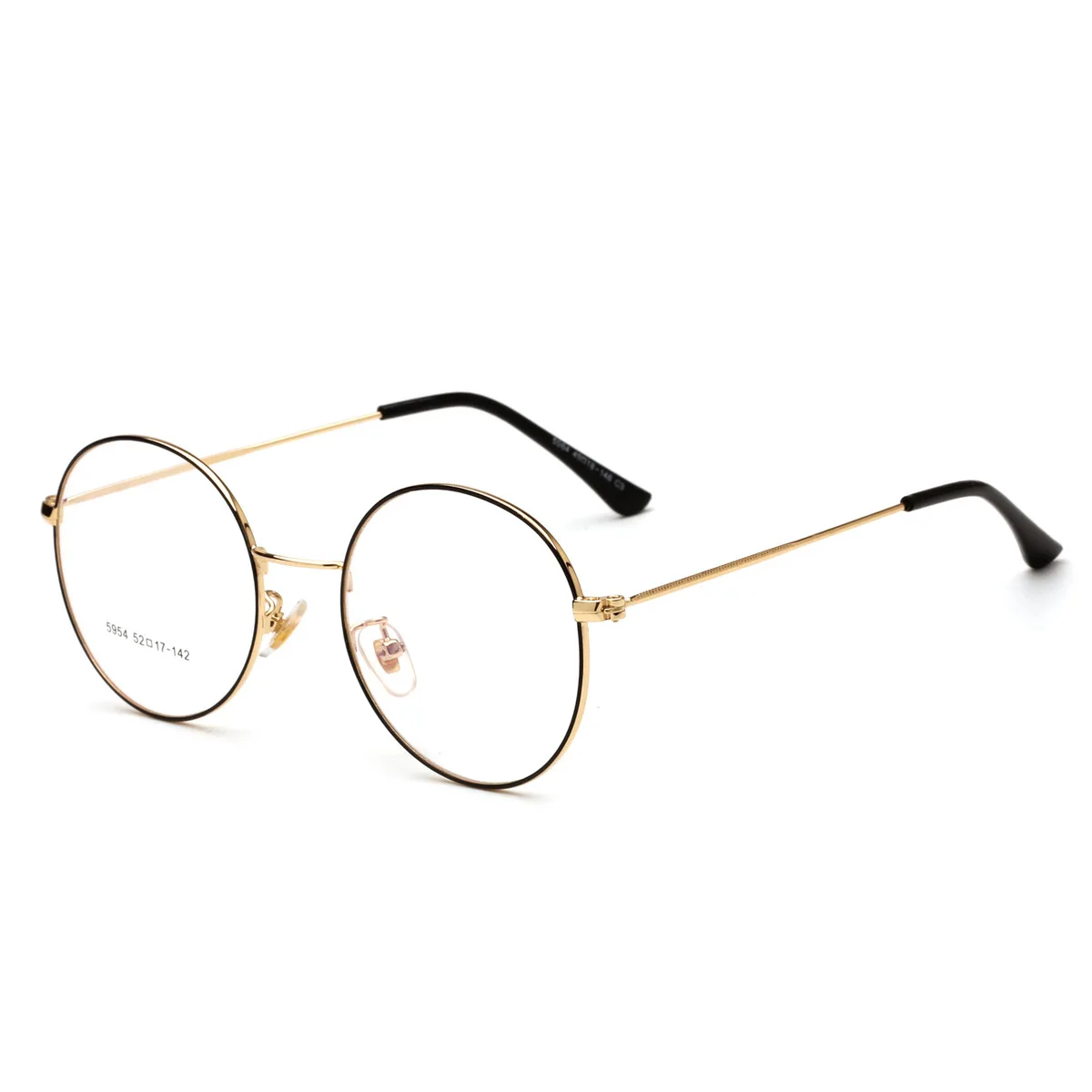 2019 очки унисекс Gafas корейский Ретро Круглый Металлический Тройник с оправой и