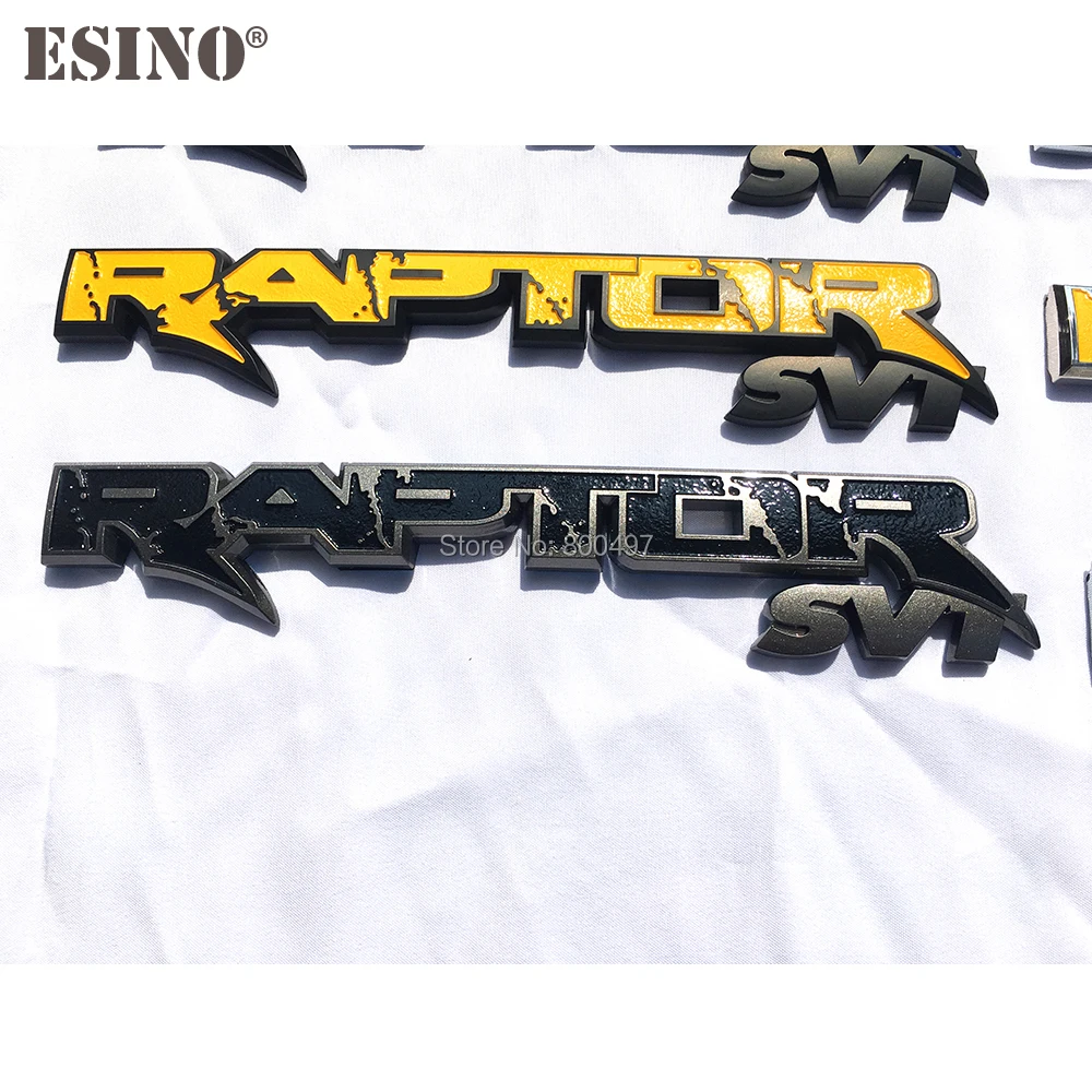 10 x Новинка 3D значок для багажника автомобиля ABS Эмблема RAPTOR SVT аксессуары задней