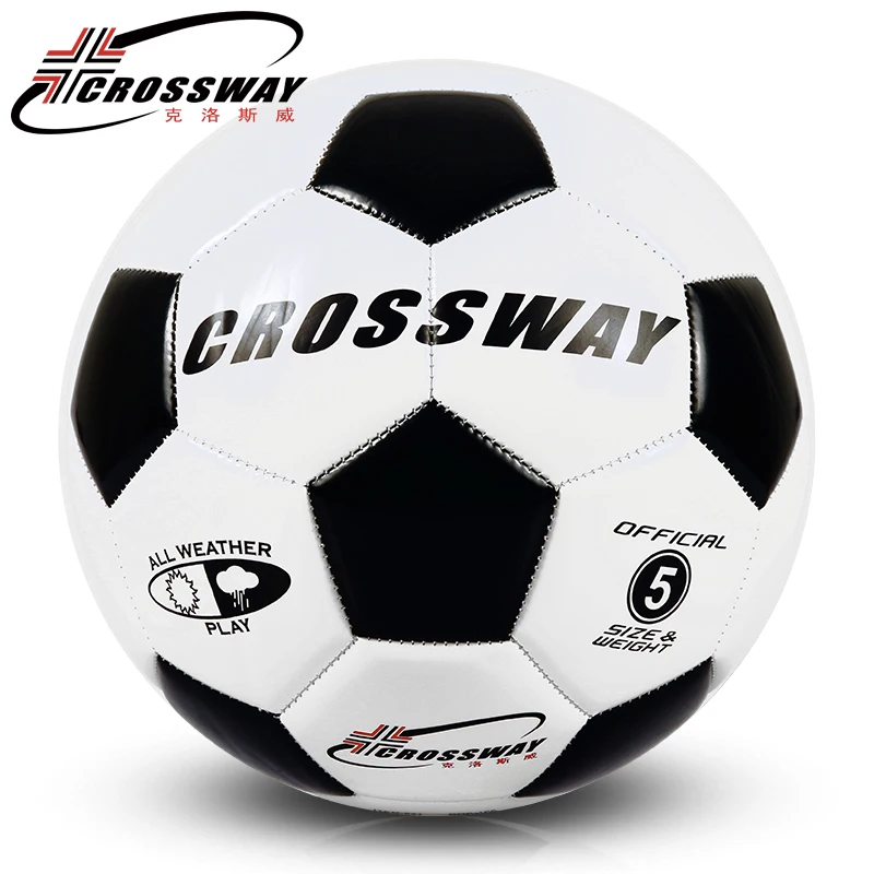 2019 CROSSWAY Official Soccer Ball Size 5 Standard PU Leather Football 