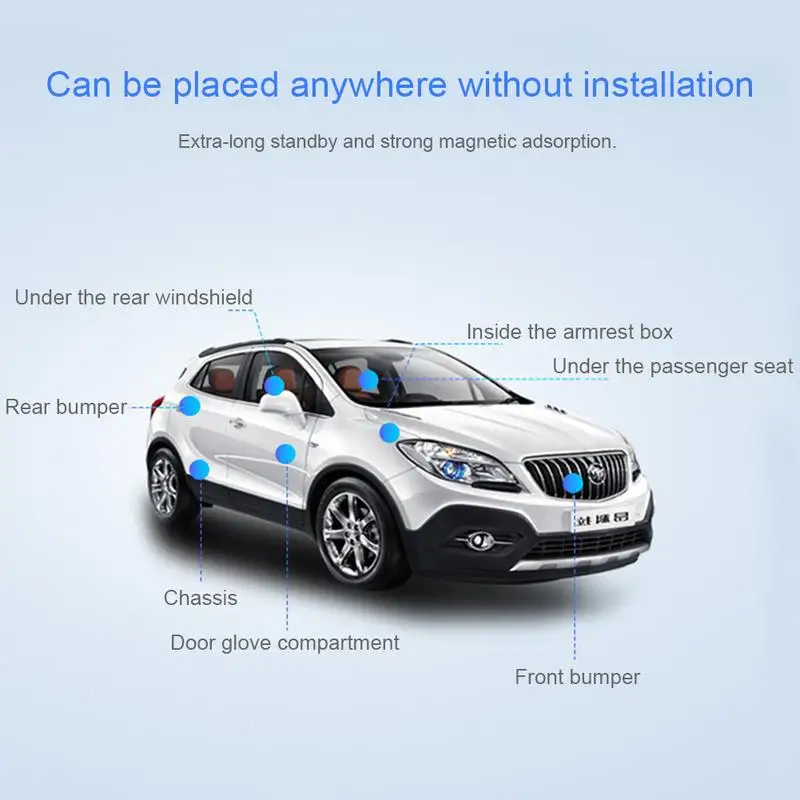  Auto Zubehör Mini GPS Tracker Fahrzeug Anti-Verloren GPS LBS Beidou Positioning Locator