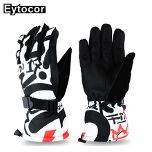 EYTOCOR Для мужчин Для женщин лыжные перчатки ветрозащитный Водонепроницаемый теплые перчатки велосипедные перчатки мотоцикла Зимний спорт на открытом воздухе Mountain варежки