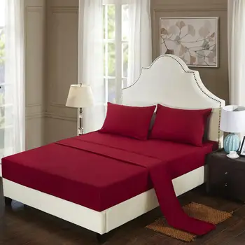 

Soft Breathable Home Textile Bed Sheet Bed Home,Hotel,Wedding Mattress Pillowcase Family, Hotel Set Bedding