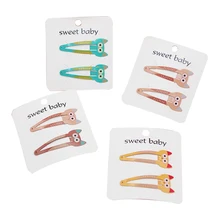 8 шт. заколки для волос в виде животных, заколки с рисунком кошки, металлическая заколка с застежкой, заколка для волос, аксессуары для волос, головной убор