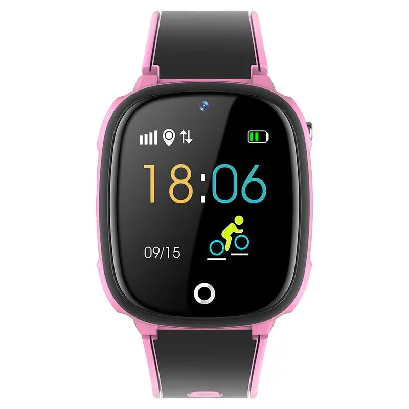 HW11 Children's Smart Watch Phone GPS Tracker Positioning IP67 Waterproof Watch For Kids Safe Smart Wristband English Version