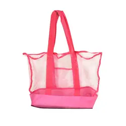 1 шт. пляжная сумка из сетки портативные пляжные уличные сумки для хранения Органайзер сумка для пляжных предметов игрушки