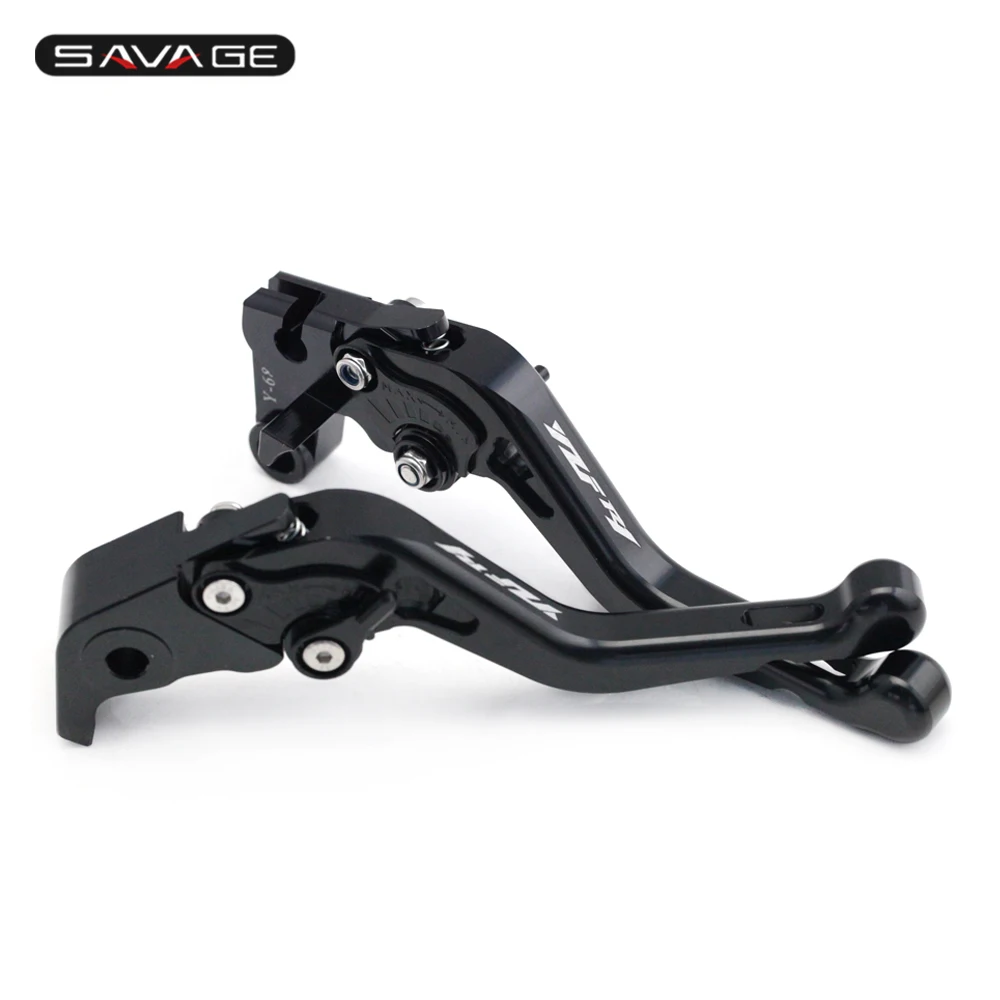 

Short Brake Clutch Levers For Yamaha Yzfr1 Yzf-r1m Yzf-r1s 2015-2018 Motorcycle Accessories Aluminum Adjustable Logo Yzf R1