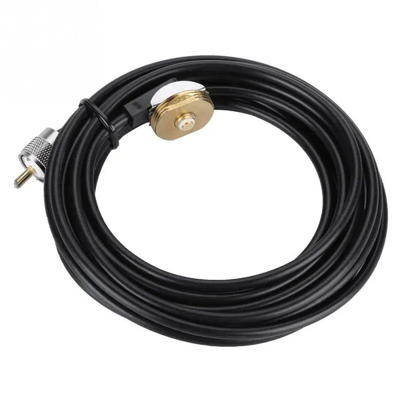 

RG-58C/U 5M NMO to SL16-J Mobile Clip Cable/Card Edge Line Antenna for In-car Radio Equipment 2019 Hot