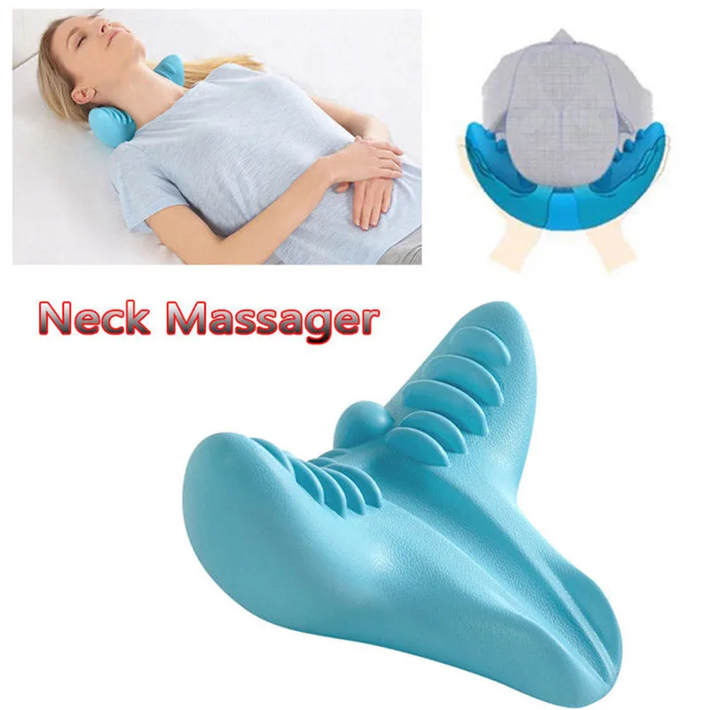 

C-Rest Shiatsu Heat Massage Pillow Practical Soft Deep Kneading Massagers Neck Shoulder Back Pain Relax Neck Support Pillows New