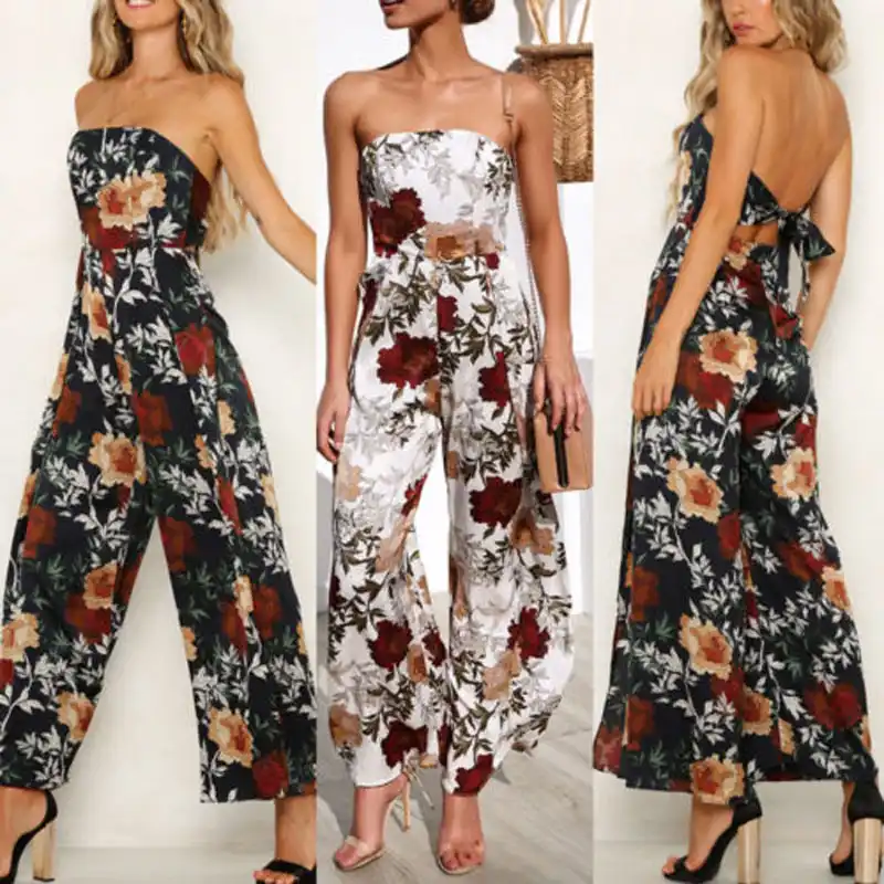 strapless jumpsuit summer