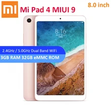 Original Xiaomi mi Pad 4 Tablet PC 8,0 "mi UI 9 Snapdragon 660 Octa Core 3G 32G 5.0MP 13.0MP Dual cámaras Dual WiFi Bluetooth 5,0