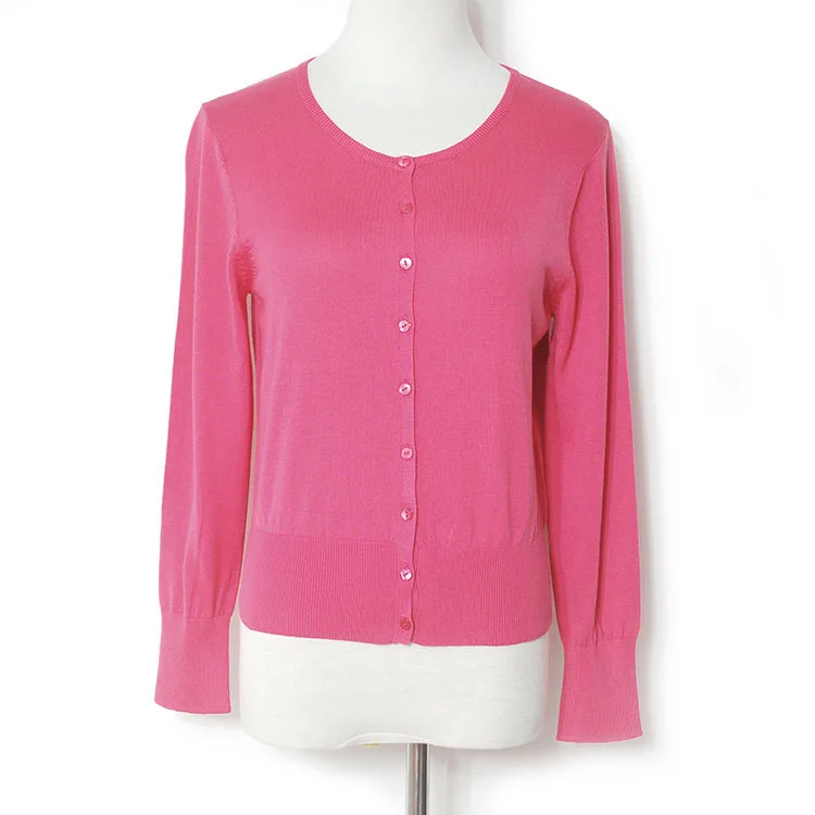 YUNINYOYO spring autumn Single breasted Long sleeves Various Pure colors women Cardigan with 55%silk 45%cotton Comfortable YUNINYOYO spring autumn Single breasted Long sleeves Various Pure colors women Cardigan with 55%silk 45%cotton Comfortable