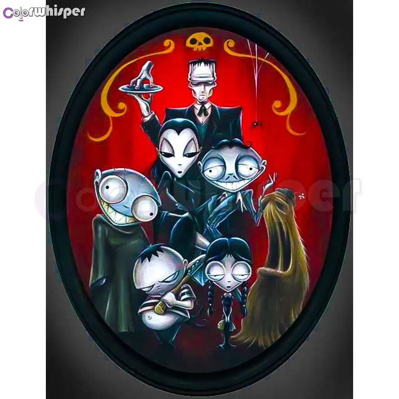 

ColorWhisper Daimond Painting 5D Full Square/ Round "Cartoon characters" Diamond Rhinestone Crystal Cross Stitch Mosaic 769DP