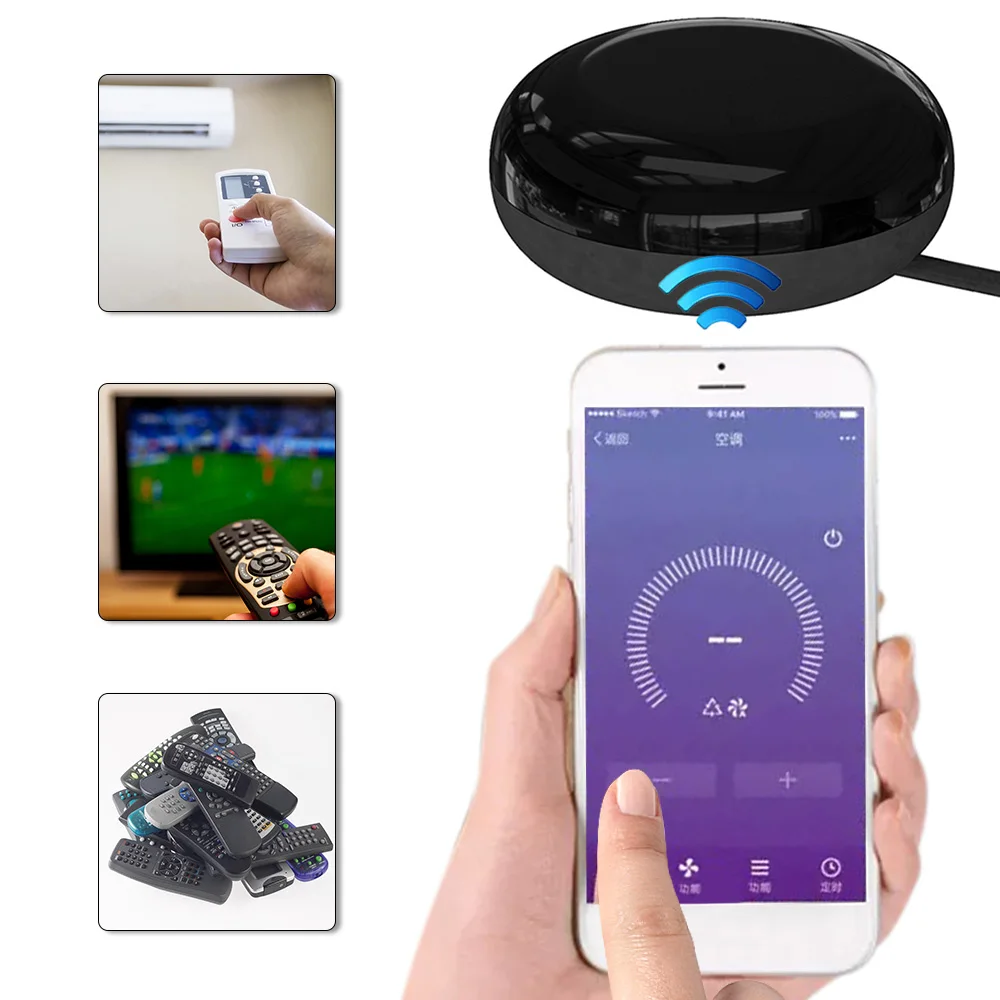 

Smart Home WiFi Remote Control UFO-R1 IR Remote Control Suitable for Alexa Google Assistant for iOS Android Smart Phones