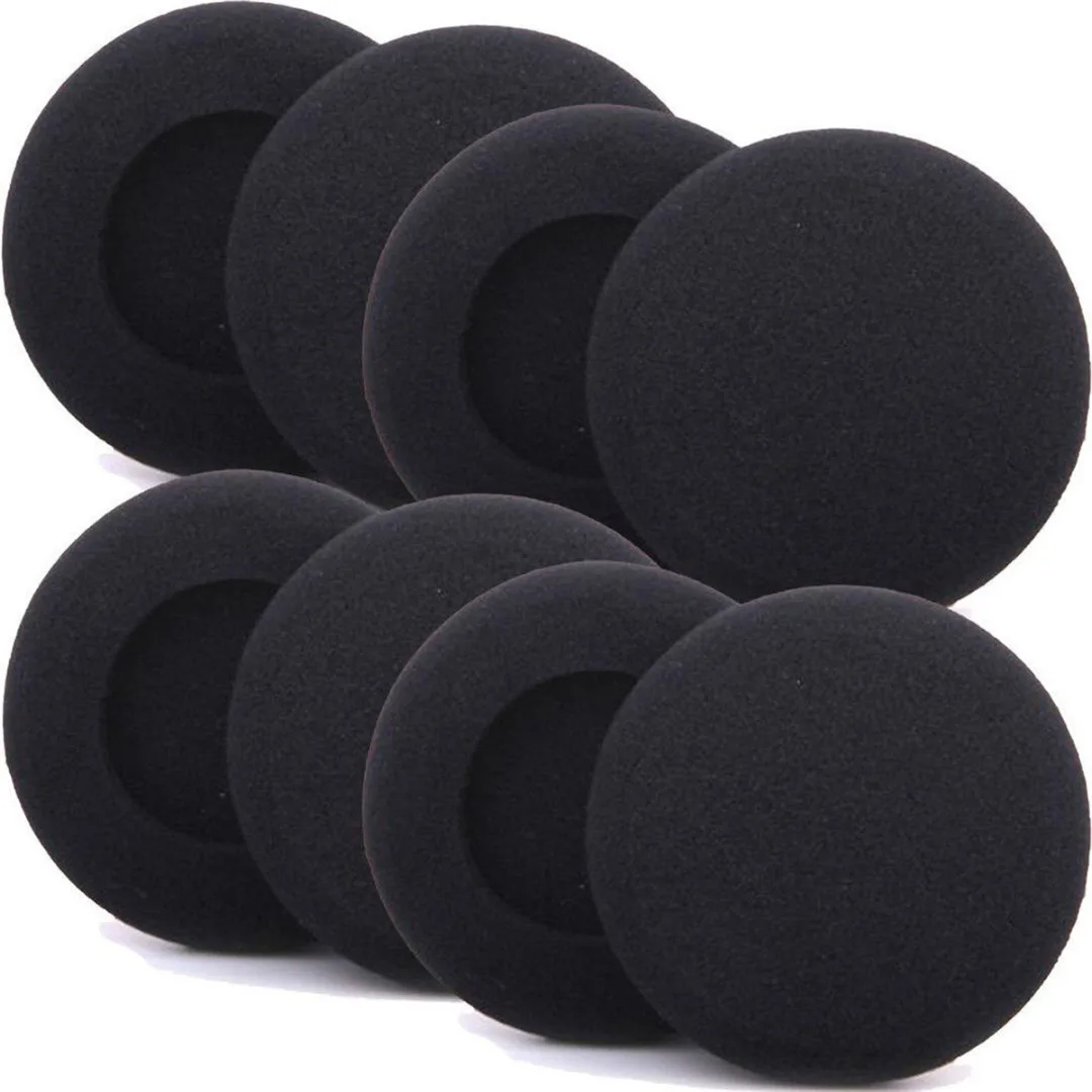 

Mayitr 10pcs Black 50MM Foam Headphone Pads High Elasticity Sponge Ear Pads Cushion Headset Cover Cap