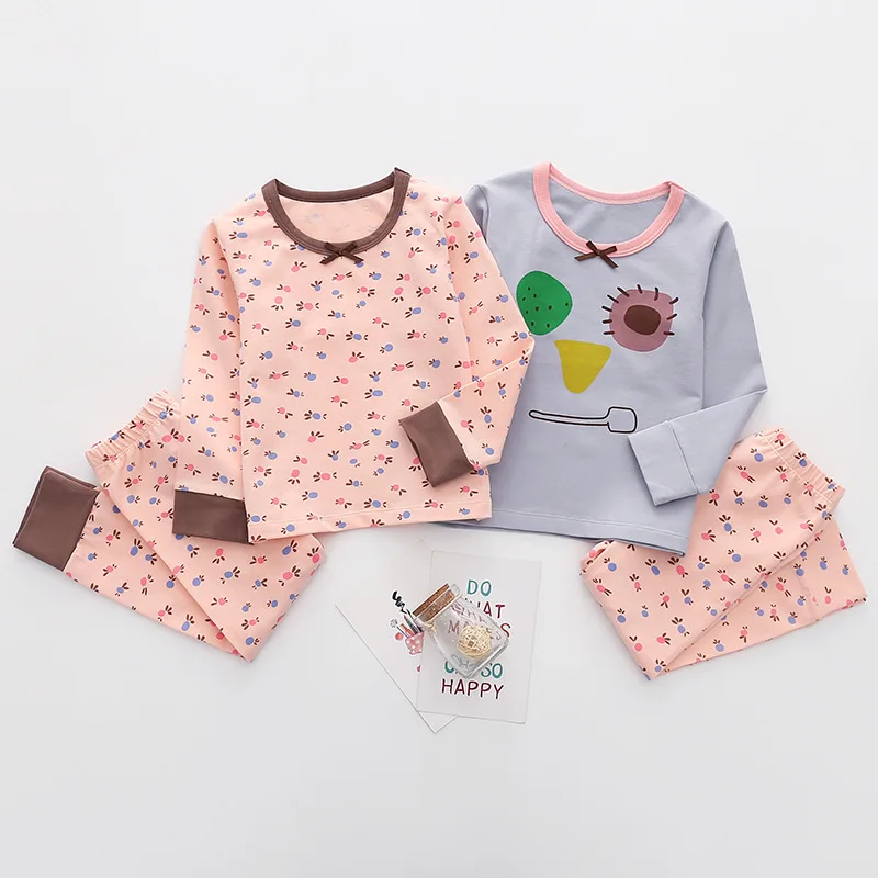 

In Full Print Pure Cotton Men And Women Precious Fruits Expression Home Furnishing Within Clothes Round Neck Long Sleeve Pants