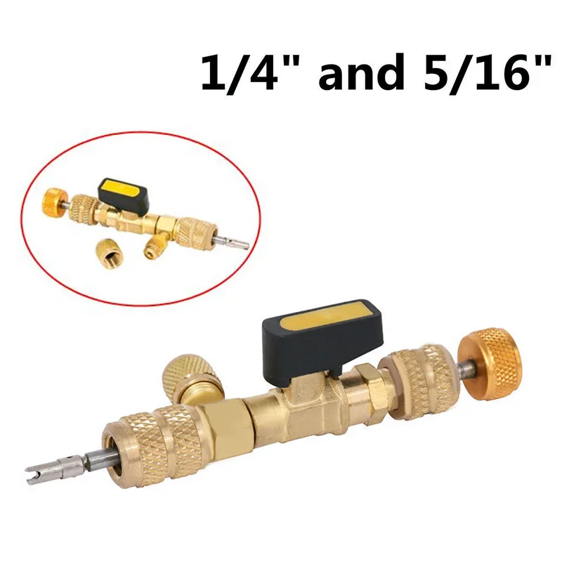 

1/4" 5/16" Dual Size Valve Core Remover Installer for HVAC/AC Tool