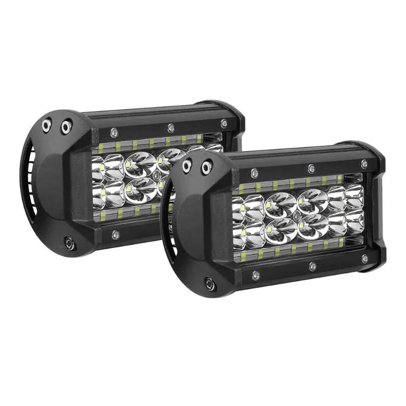 

VODOOL 2 x 168W 5 Inch LED Work Light Bar Combo Beam UTE Boat Driving Offroad ATV Fog Lamp Universal Auto Bulbs Styling Original