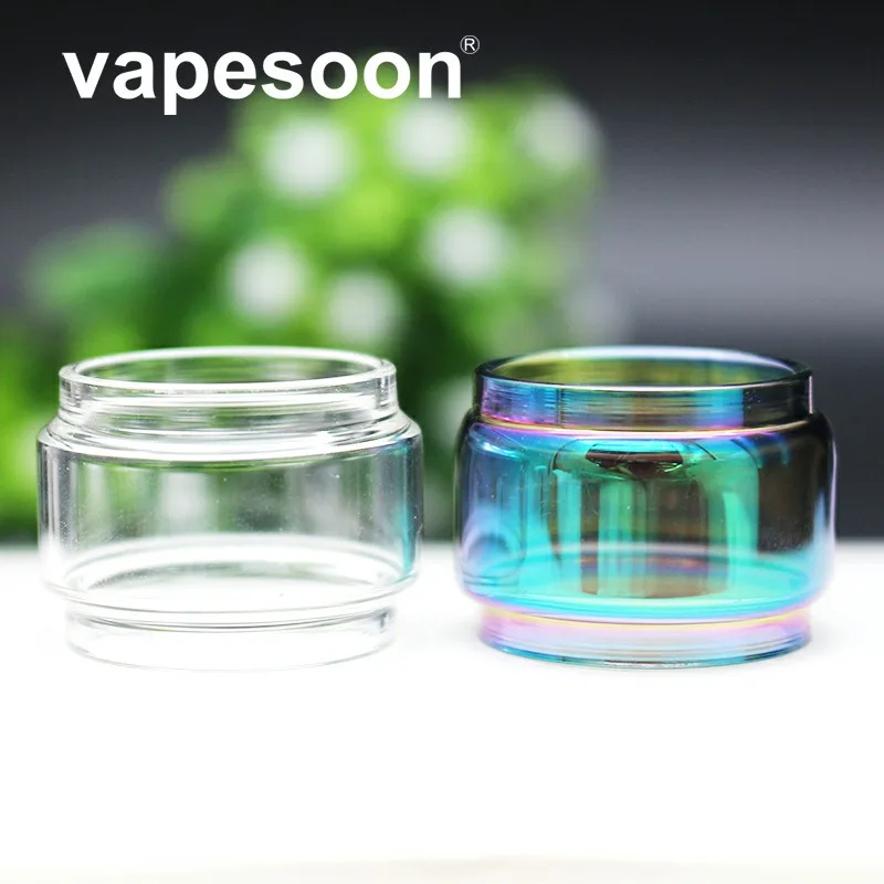 

VapeSoon Bulb Convex Glass Tube For Horizon Falcon Tank Rainbow Color Glass Tube