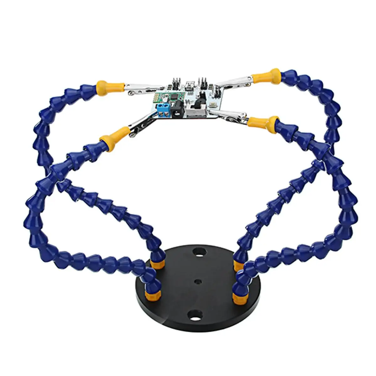 

Universal Strange Third Hand Four Arms Soldering Station PCB Fixture with Heavy Metal Base