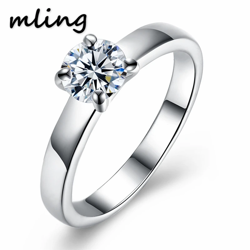 

Real S925 Sterling Silver Rings for Women Ring Gemstone Aquamarine Cushion Romantic Gift Engagement Jewelry!