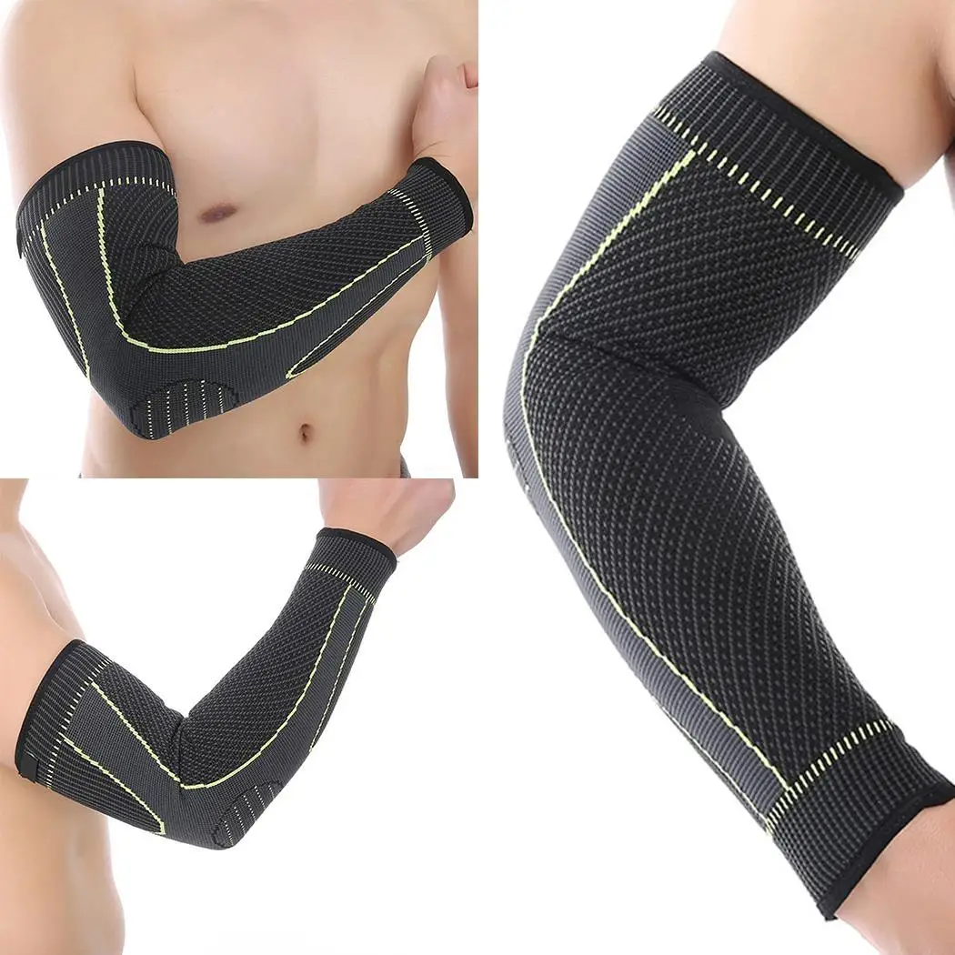 

High Elastic Breathable Knitted Lengthened Sports Armband Protective about 60g Gear Black