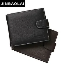 Fashion Leather Men Wallets Solid Sample Style Zipper Purse Man Card Horder Leather Famous Brand High