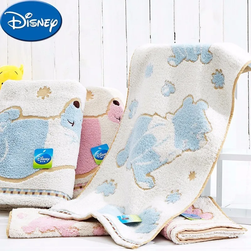 

Disney Baby Towel Set 3pcs Newborn Baby Handkerchief Cartoon Pooh Printed Towels Soft Cotton Face Bathing Towel