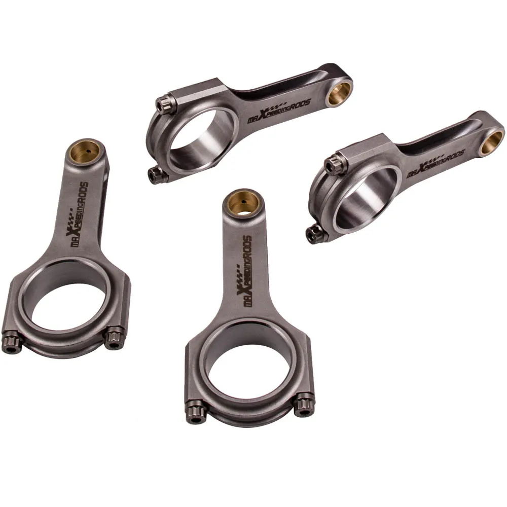 

130.5mm Connecting Rod For Subaru Legacy EJ20 EJ25 WRX STi ARP Bolts Forged 4340 Conrods H Beam H SHAFT