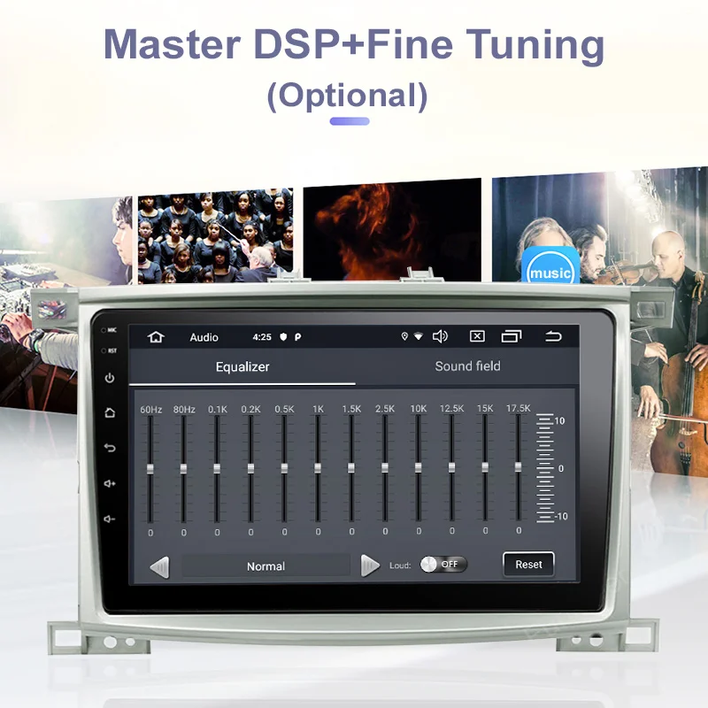 Clearance Funrover 2.5D+IPS Quca 4 Core Android 9.0 Car multimedia DVD player for Toyota Land cruiser 100 LC 100 car radio Dsp RDS BT WIFI 5