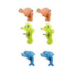 6 шт Дети летние пляжные купальные водная съемка игрушки Seahorse модель игрушки играть воды водяной пистолет Прямая поставка