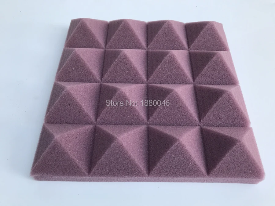 

10pcs 30x30x5cm High Density White/Coffee color Retardant Pyramid Foam Sound Proofing Studio Acoustic Sound Absorption Flame