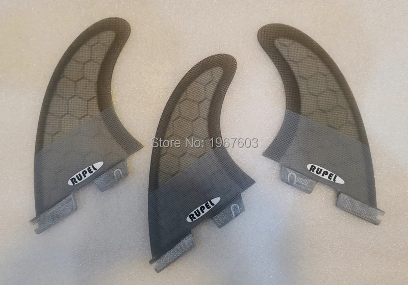 

Big Mesh FCS II Surfing Fins G5 GL Cool Gray Surfboard Fin Tri set Surf Accessory Foil